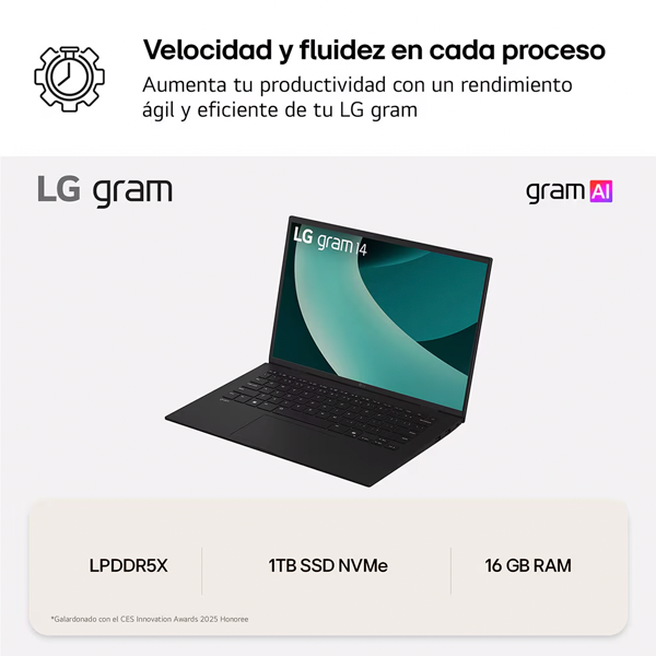 LG Gram 14ZD90T | Intel Core Ultra 7 - 255H