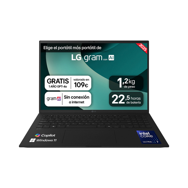LG Gram 16Z90T | Intel Core Ultra 7 - 255H