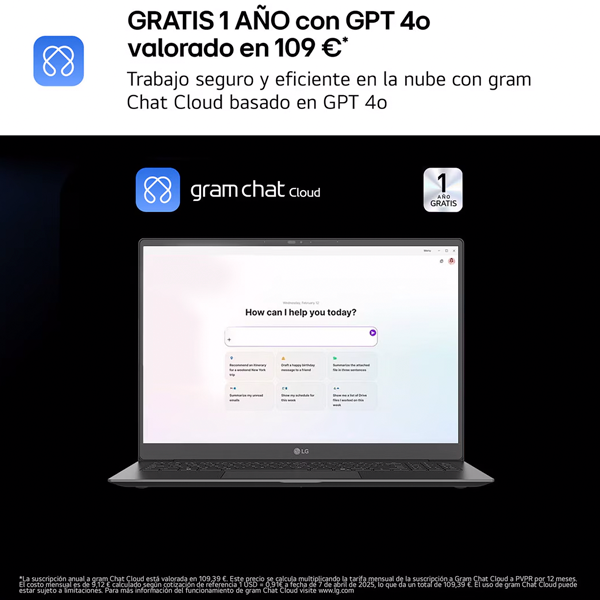LG Gram 16Z90TS | Intel Core Ultra 9 - 288V