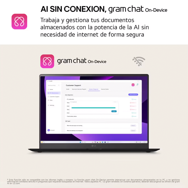 Portátil LG Gram 16ZD90T | Intel Core Ultra 7 - 255H