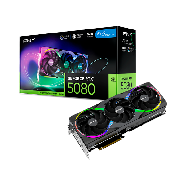 PNY GeForce RTX 5080 ARGB OC | 16GB GDDR7