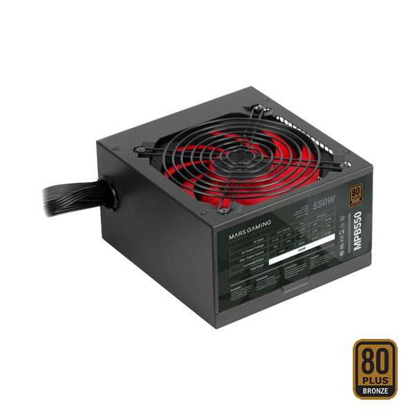 Mars Gaming MPB550SI | 550W 80+ Bronze