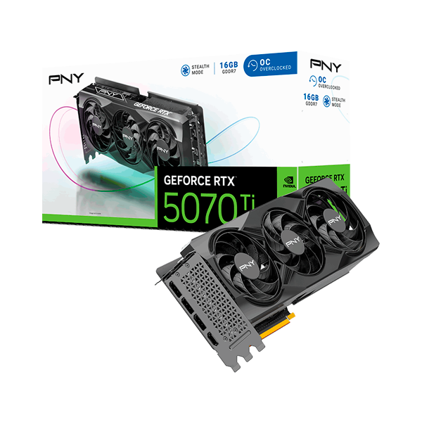PNY GeForce RTX 5070 Ti OC | 16GB GDDR7