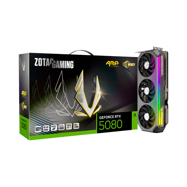 Zotac GeForce RTX 5080 AMP Extreme INFINITY | 16GB GDDR7