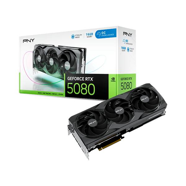 PNY GeForce RTX 5080 OC | 16GB GDDR7