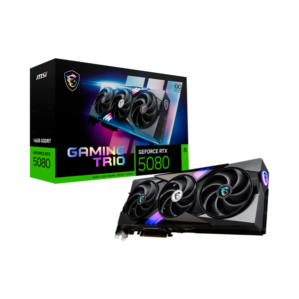 MSI GeForce RTX 5080 16G Trio OC | 16GB GDDR7