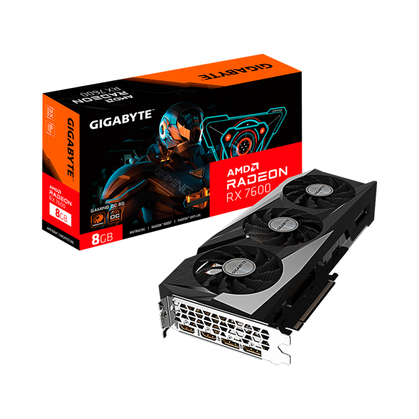 Gigabyte Radeon RX7600 OC | 8GB GDDR6
