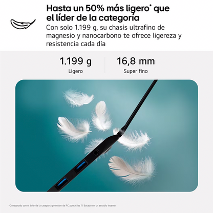 Portátil LG Gram 16Z90RU | Intel Core i5-1334U
