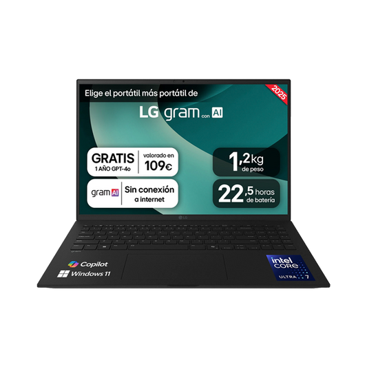 LG Gram 16Z90T | Intel Core Ultra 7 - 255H