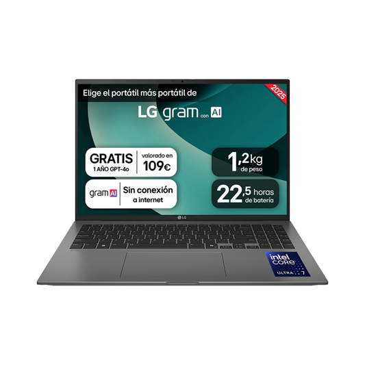 Portátil LG Gram 16ZD90T | Intel Core Ultra 7 - 255H
