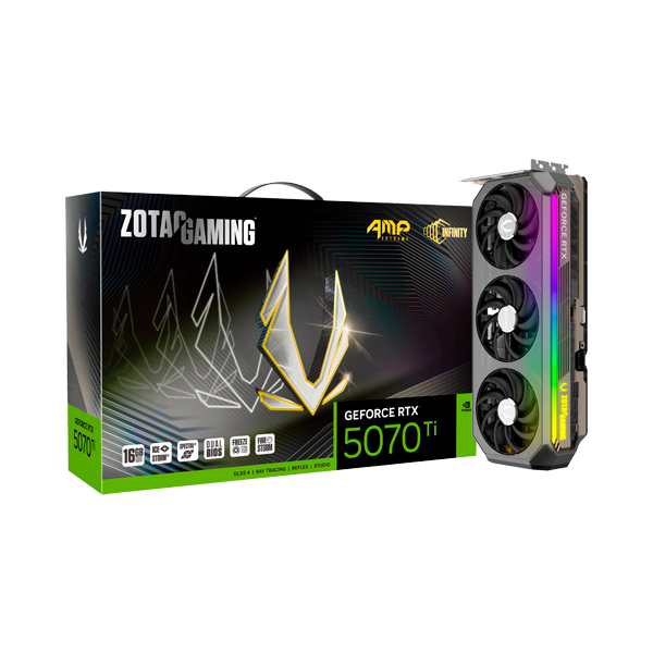Zotac GeForce RTX 5070 Ti AMP Extreme Infinity | 16GB GDDR7
