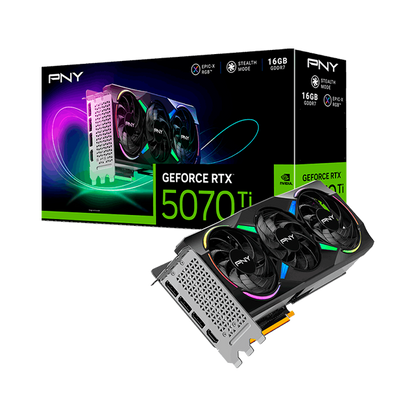 PNY GeForce RTX 5070 Ti EPIC-X RGB | 16GB GDDR7