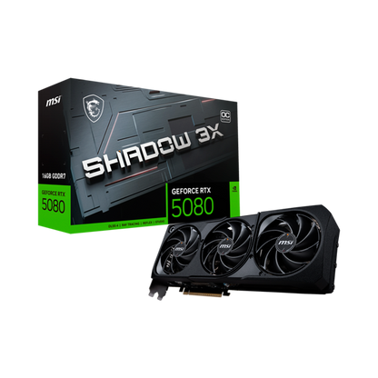 MSI GeForce RTX 5080 16G Shadow 3X OC | 16GB GDDR7