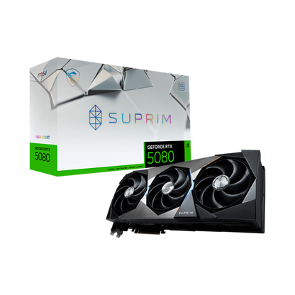 MSI GeForce RTX 5080 Suprim 16G SOC | 16GB GDDR7